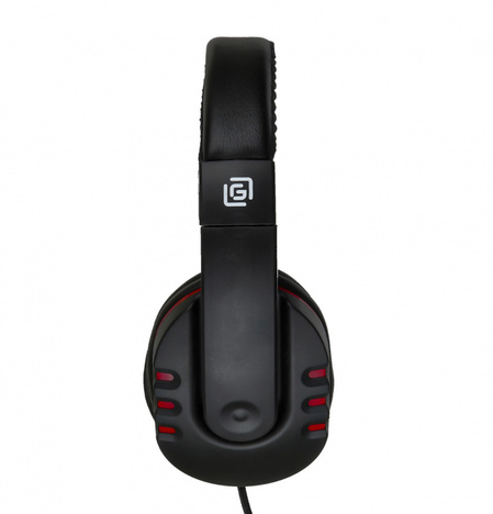 Наушники Oklick HS-L380G ABADDON, цвет красный/черный