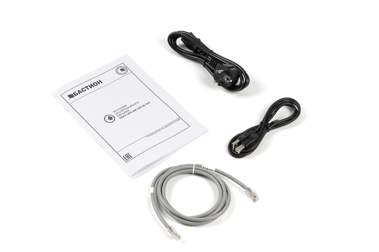 ИБП Бастион SKAT-UPS Line-interactive 1000-AID-IN-1X9-8 (8935) (SKAT-UPS 800 AID)