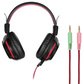 Наушники Oklick HS-G300 ARMAGEDDON, цвет красный/черный