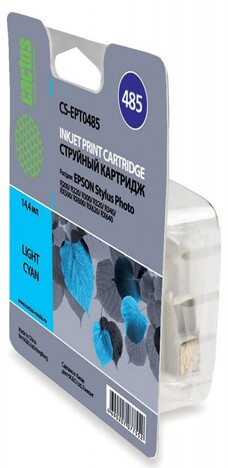 Картридж светло-голубой Cactus CS-EPT0485
