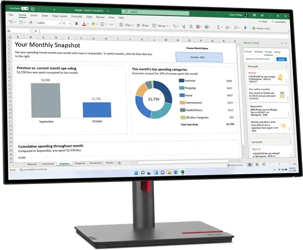 Монитор LENOVO P27q-30 27.0-inch черный