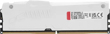 Оперативная память Kingston FURY Beast White RGB EXPO 16GB DDR5 6000MT/s CL30, KF560C30BWEA-16, RTL