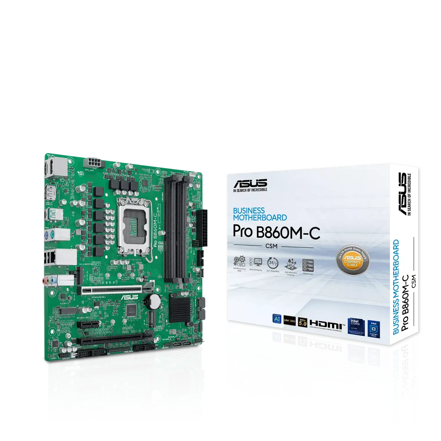 Материнская плата ASUS Intel B860 PRO B860M-C-CSM