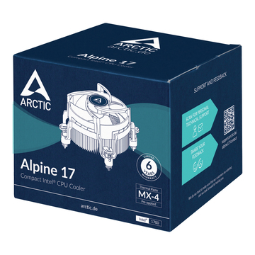 Кулер Процессорный ArcticCooling для CPU Alpine 17