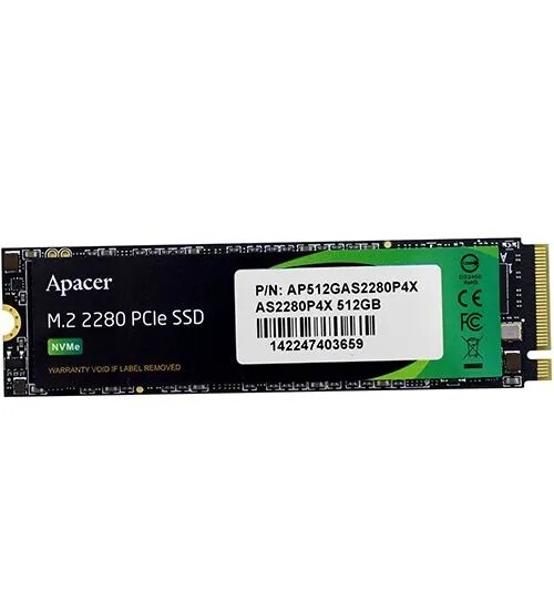 Внутренний твердотельный накопитель Apacer AS2280P4X 512GB