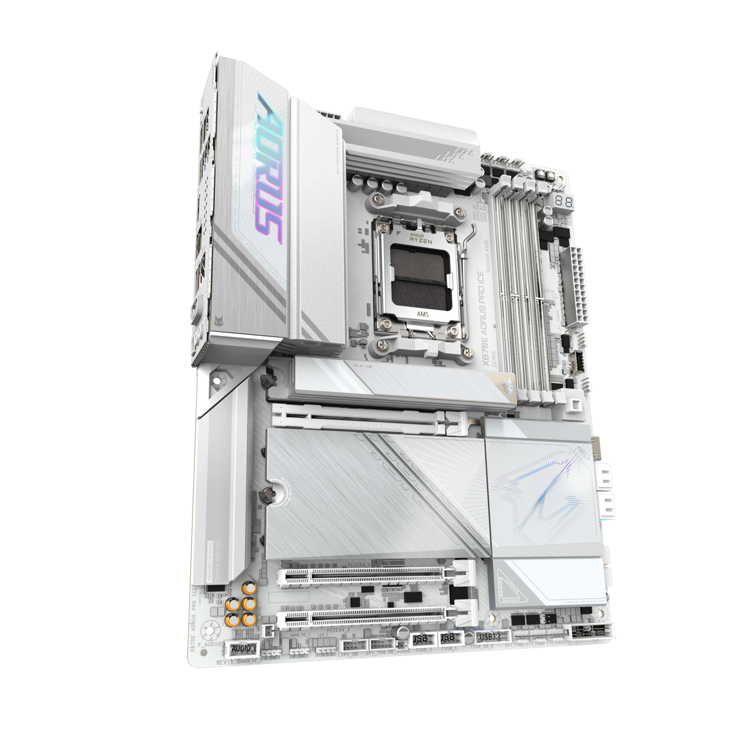 Материнская плата Gigabyte AM5 AMD X870E X870E AORUS PRO ICE