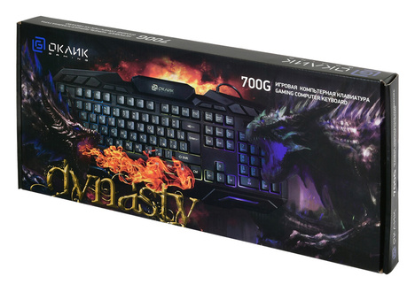 Клавиатура Oklick KeyBoard 700G Dynasty 1061657, цвет черный