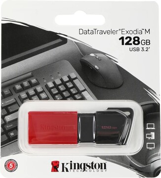 Флешка Kingston DataTraveler Exodia M 128Gb
