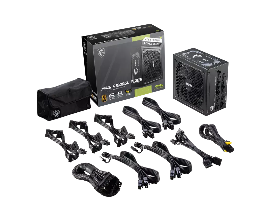 Блок питания MSI MAG A1000GL PCIE5