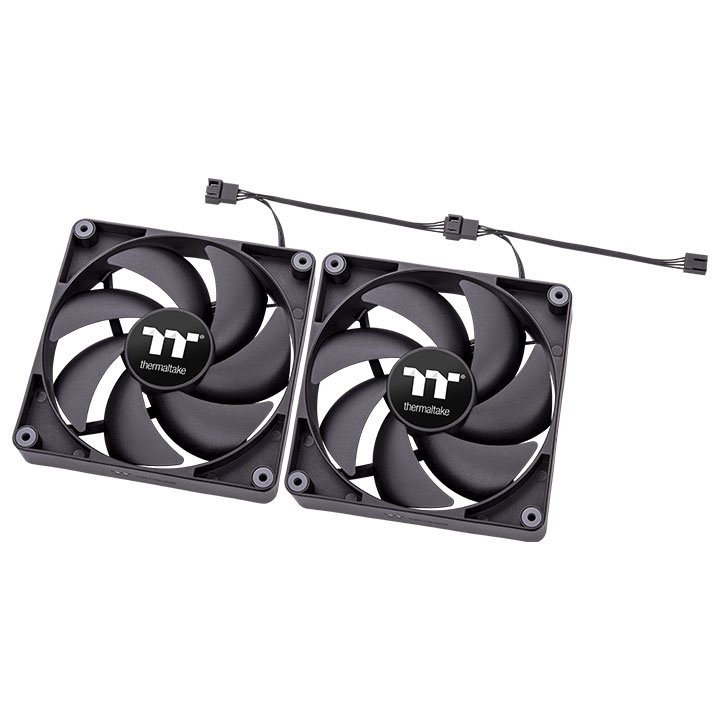 Вентилятор Thermaltake Case Fan CT120 Black (2 pack)