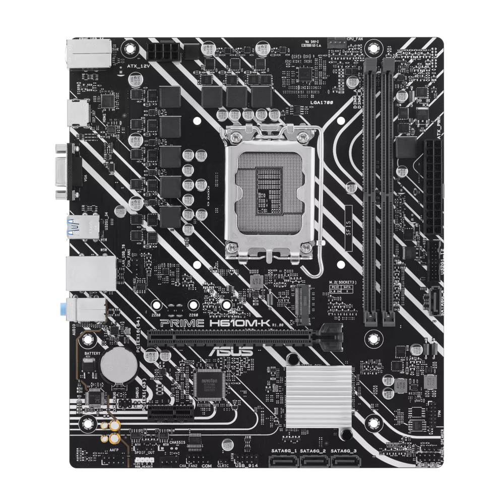 Материнская плата ASUS Intel H610 PRIME H610M-K
