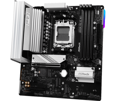 Материнская плата ASRock AM5 AMD B850 B850M Pro RS WiFi