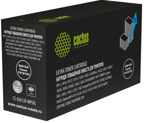 Картридж черный Cactus CS-Q2612X-MPSXL