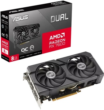 Видеокарта ASUS Radeon RX 7600 8 ΓБ Retail