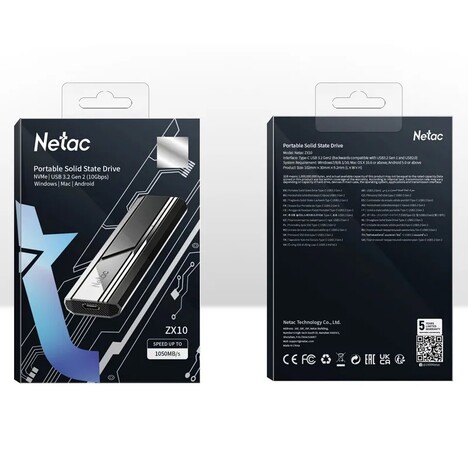 Внешний HDD Netac ZX10 1TB