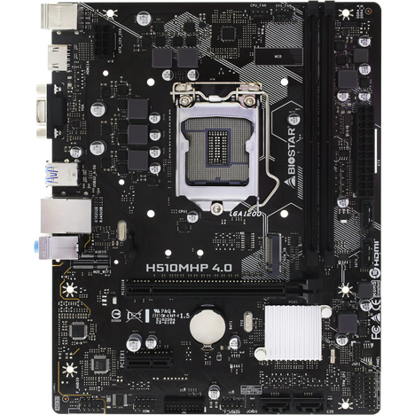 Материнская плата Biostar LGA 1200 Intel H470 H510MHP 4.0