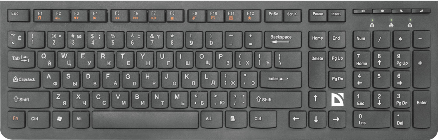 Клавиатура Defender UltraMate SM-535 45535, цвет черный