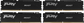 Оперативная память Kingston FURY Beast Black XMP 4х32GB DDR5 5200MHz, KF552C40BBK4-128, RTL
