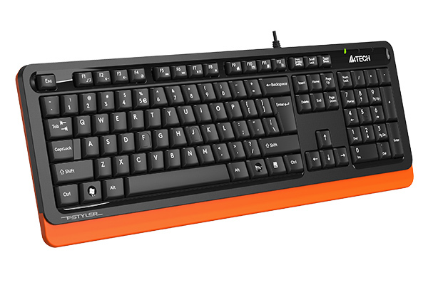 Клавиатура A4tech Fstyler FKS10 ORANGE, цвет черный