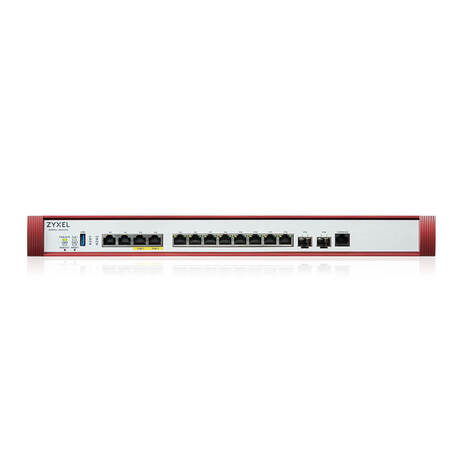 Межсетевой экран/ Межсетевой экран Zyxel USG FLEX 700H, Rack, 2xSFP+ (LAN/WAN), 2xRJ-45: 1/2.5/5/10G PoE+ (LAN/WAN), 2xRJ-45: 1/2.5G (LAN/WAN), 8xRJ-45: 1G (LAN/WAN), 1xUSB3.0 **