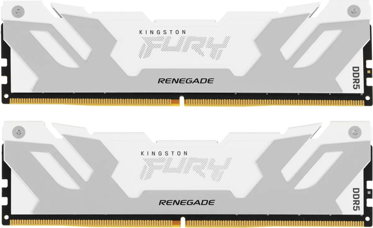 Оперативная память Kingston FURY Renegade Silver/White XMP 64GB 6400MT/s DDR5 CL32, KF564C32RWK2-64, RTL