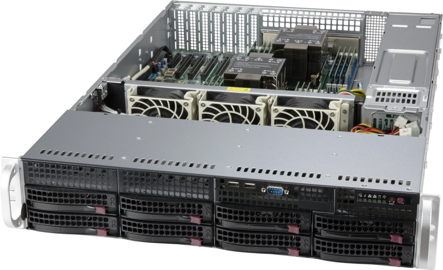 Шасси SUPERMICRO SuperChassis 2U 825BTQC-R1K23LPB