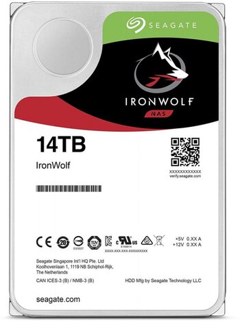 Жесткий диск  SEAGATE Ironwolf 3.5  14TB 7.2K SATA3