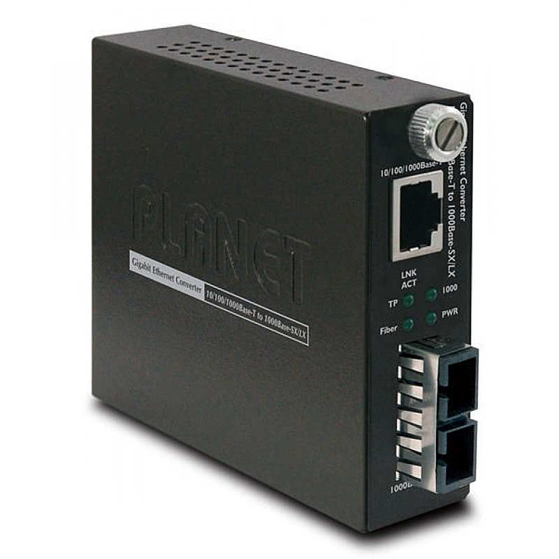 GST-802 медиа конвертер/ 10/100/1000Base-T to 1000Base-SX Smart Gigabit Converter