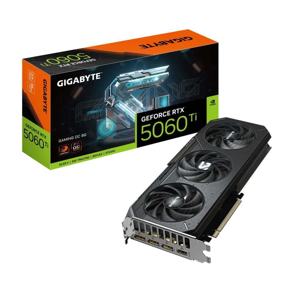 Видеокарта Gigabyte GeForce RTX 5060 Ti 8 ΓБ Retail