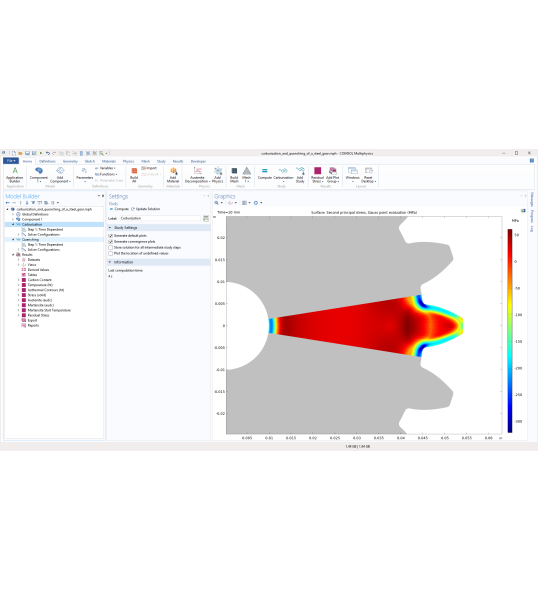 Модуль «Металлургия» для программы COMSOL Multiphysics®