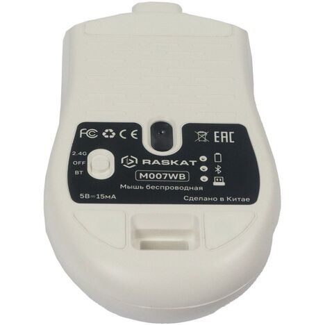 Мышь Raskat Мышь M007WB, цвет белый