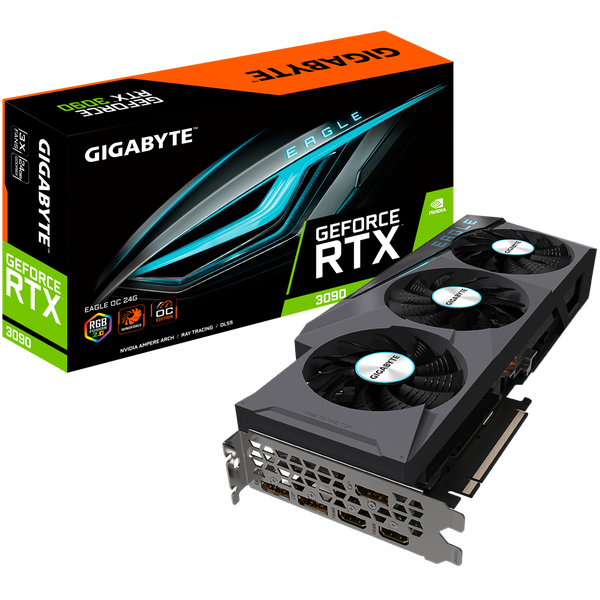 

Видеокарта Gigabyte GeForce RTX 3090 24 ΓБ Retail