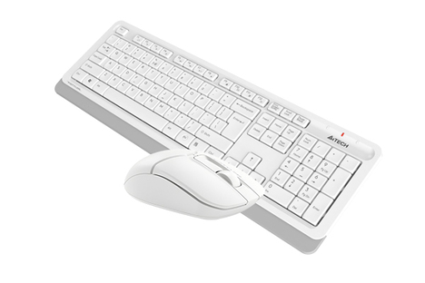 Клавиатура+мышь A4tech Клавиатура + мышь Fstyler FG1012 FG1012 WHITE, цвет белый