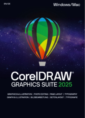 Corel Corporation CorelDRAW Graphics Suite 2025 (лицензия), цена за 1 лицензию