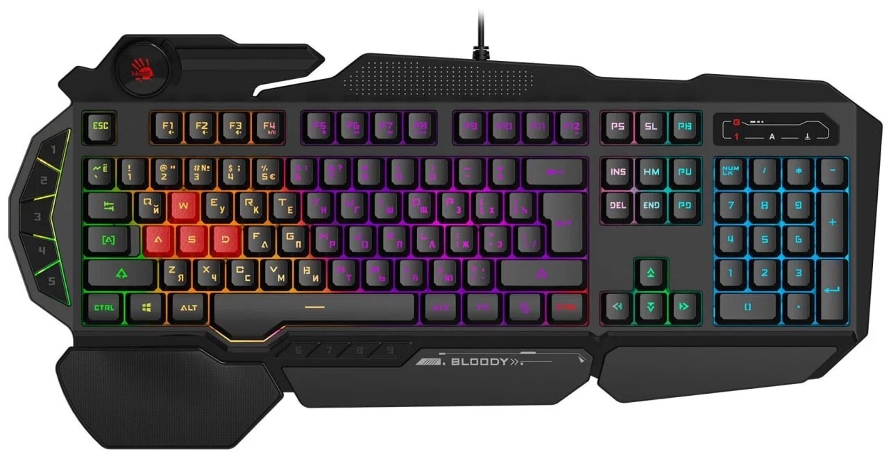 Клавиатура A4tech Bloody B310N, цвет черный