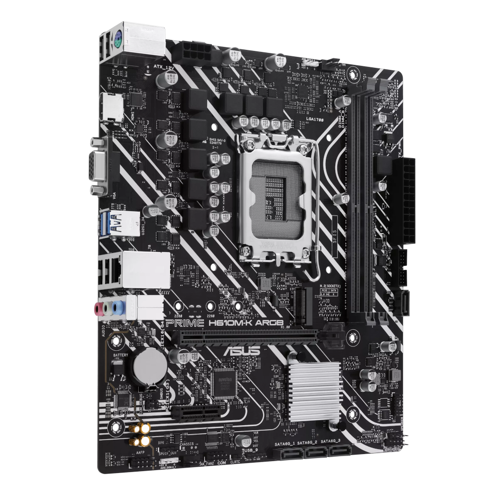 Материнская плата ASUS Intel H610 PRIME H610M-K ARGB