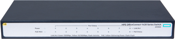 

Коммутатор Hewlett Packard Enterprise 1420 8G PoE+