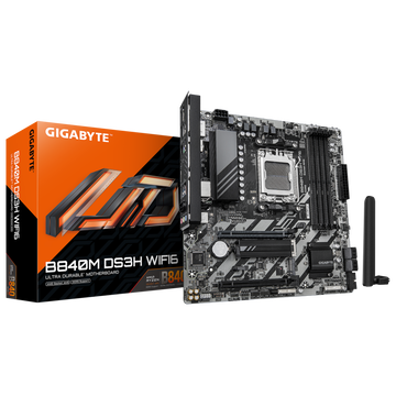 Материнская плата Gigabyte AM5 AMD B840 B840M DS3H WIFI6