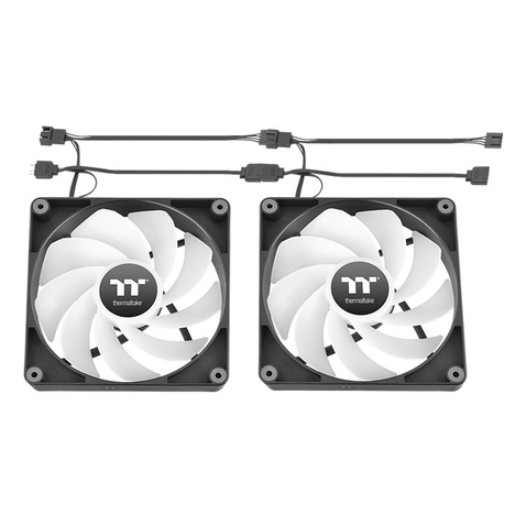 Вентилятор Thermaltake Case Fan CT120 Reverse ARGB Sync Black (2 pack)