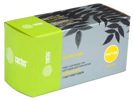Тонер-картридж желтый Cactus CS-PH7100Y