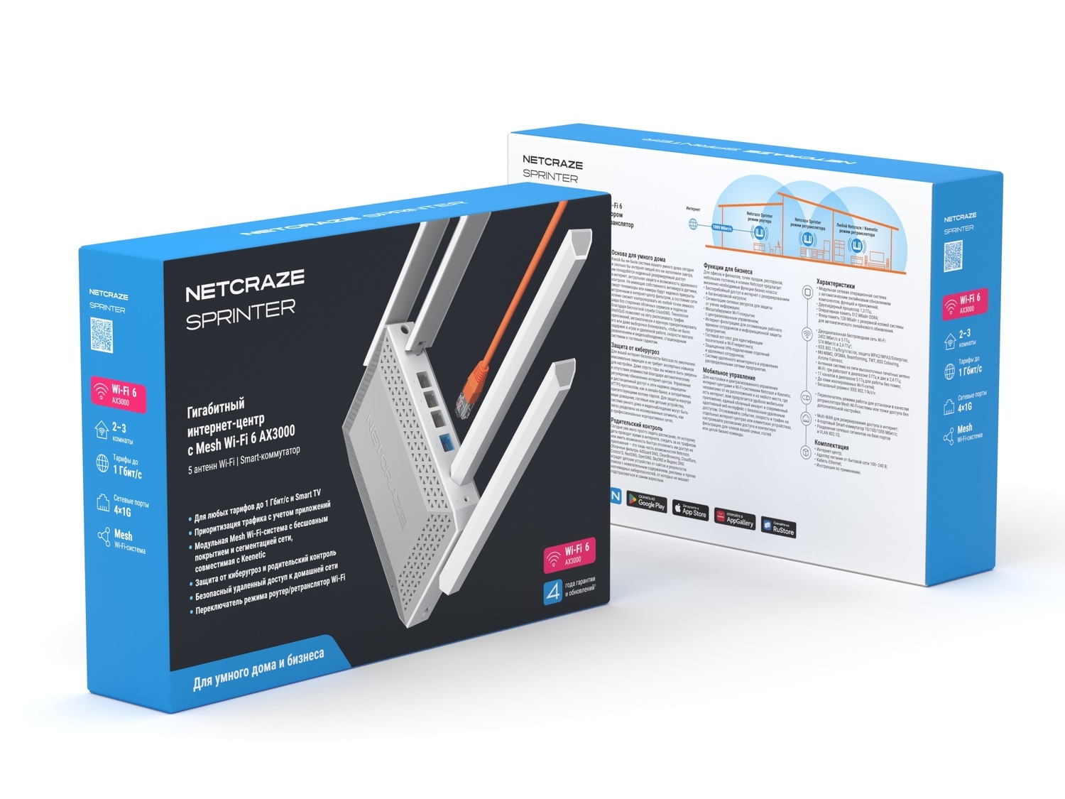 Wi-Fi роутер Netcraze NC-3711