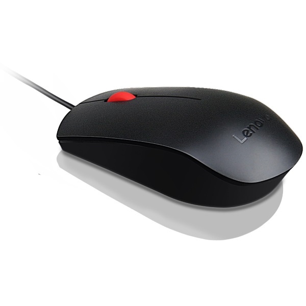 Мышь LENOVO Essential USB Mouse 4Y50R20863, цвет черный