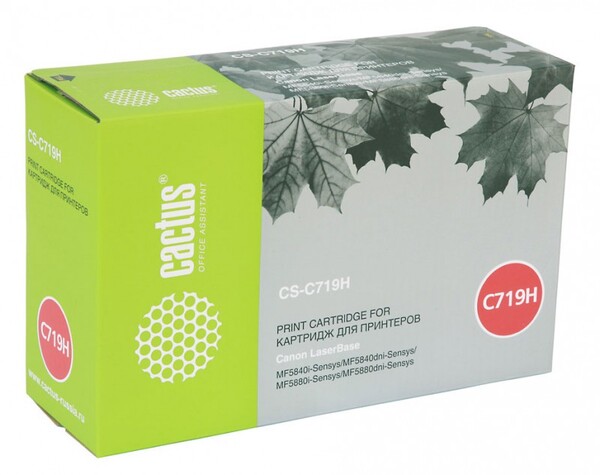 

Тонер-картридж черный Cactus CS-C719H