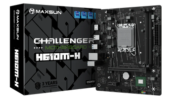 Материнская плата Maxsun LGA 1700 Intel H610 MS-Challenger H610M-H