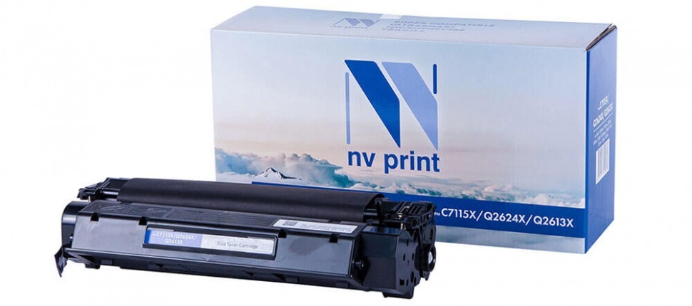 Картридж черный NVPrint LaserJet, NV-C7115X/2624X/2613X