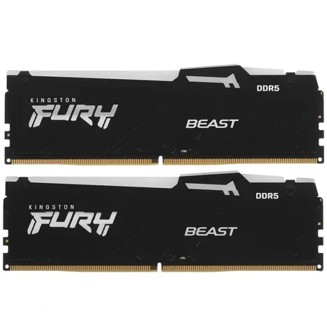 Оперативная память Kingston FURY Beast RGB EXPO 32GB 6000MT/s DDR5 CL30, KF560C30BBEAK2-32, RTL