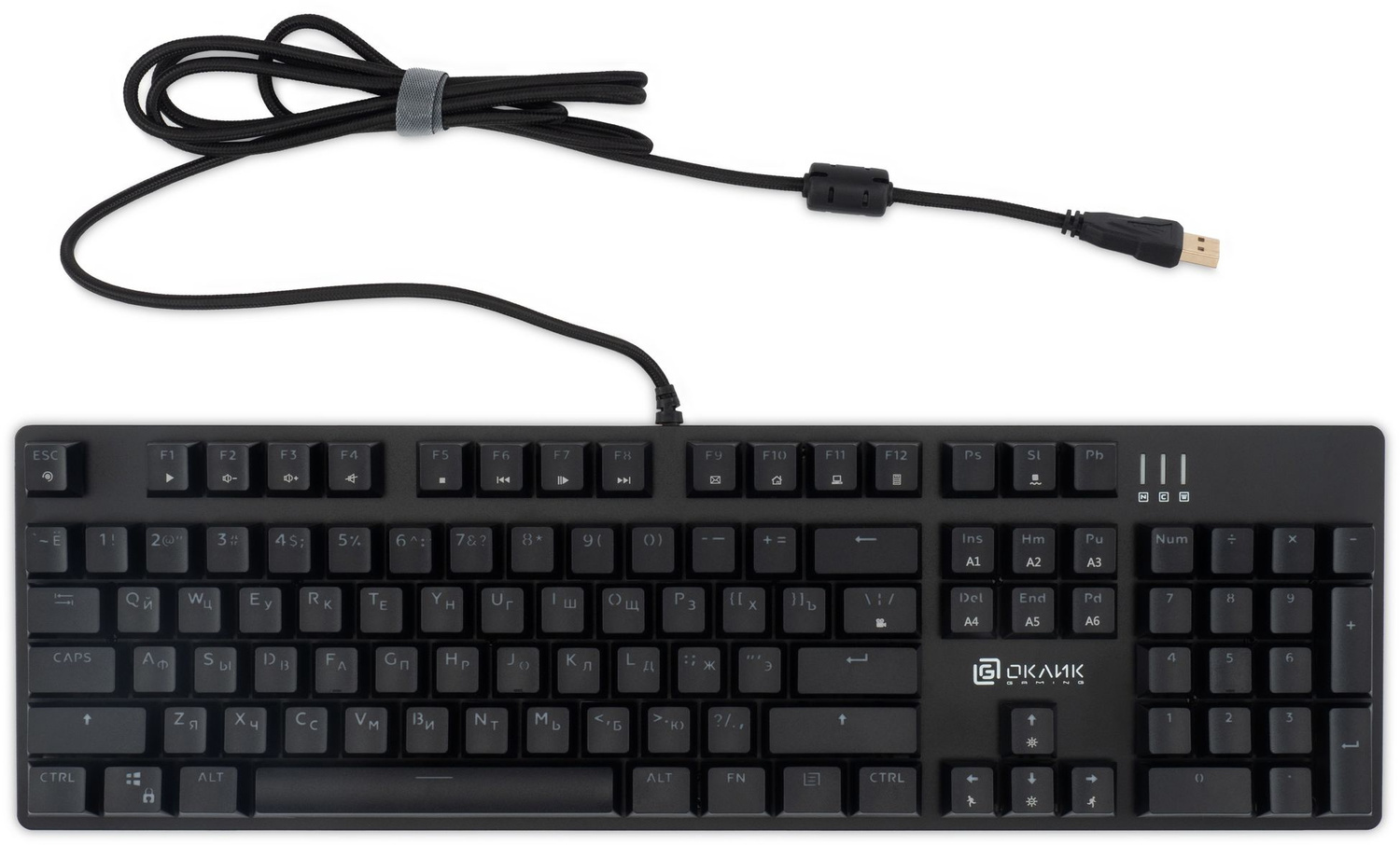 Клавиатура Oklick KeyBoard 990 G2 1875240, цвет черный