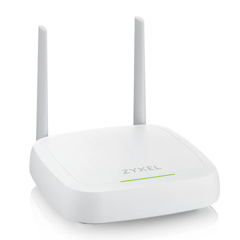 Точка доступа/ ZYXEL Wi-Fi 7 Access Point Zyxel NebulaFlex NWA30BE, 802.11be (BE5100), MU-MIMO 2x2+2x2, fixed antennas, 1xLAN 2.5GE, w/o support 802.1x and captive portal, only DC power (incl. PSU)