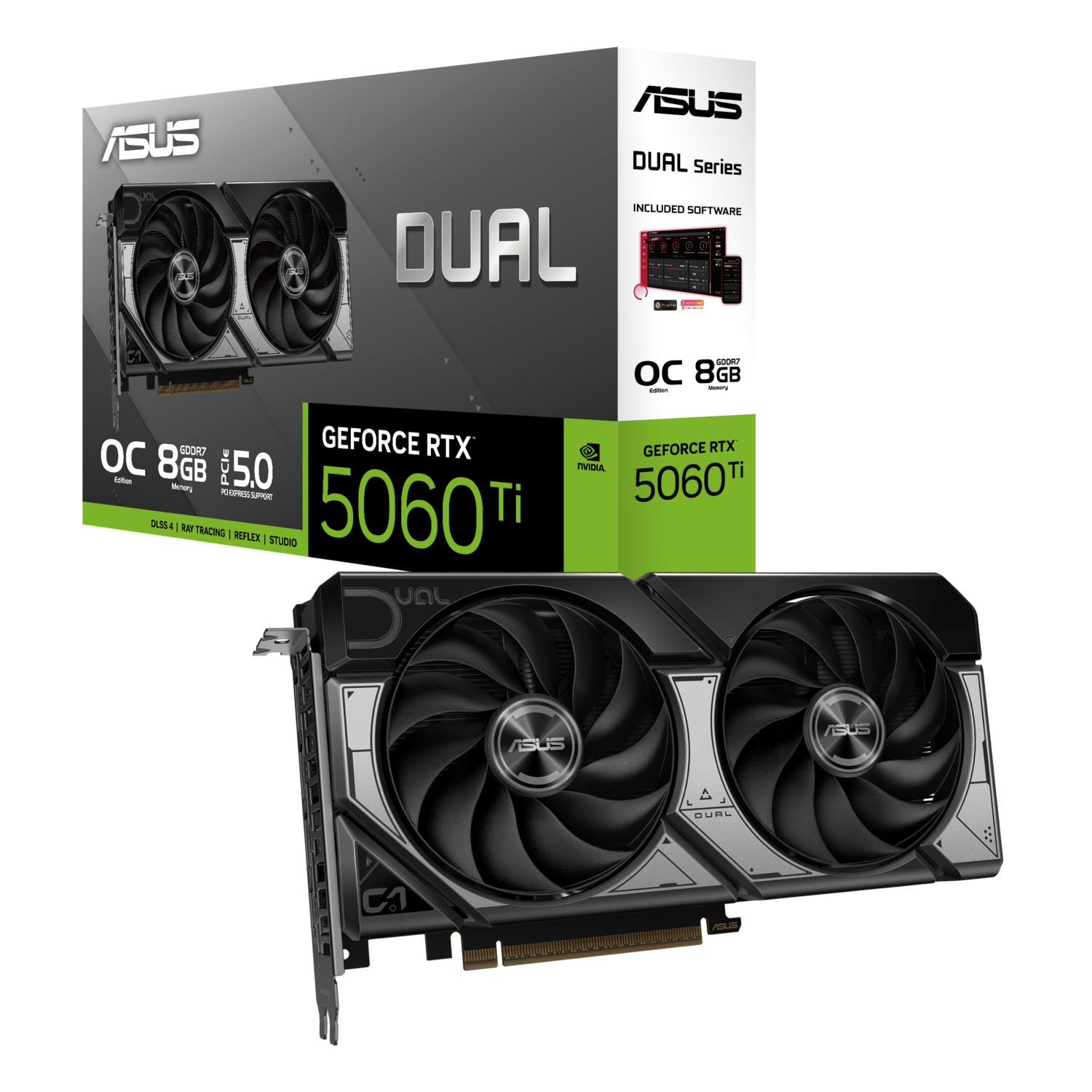 Видеокарта ASUS GeForce RTX 5060 Ti 8 ΓБ Retail