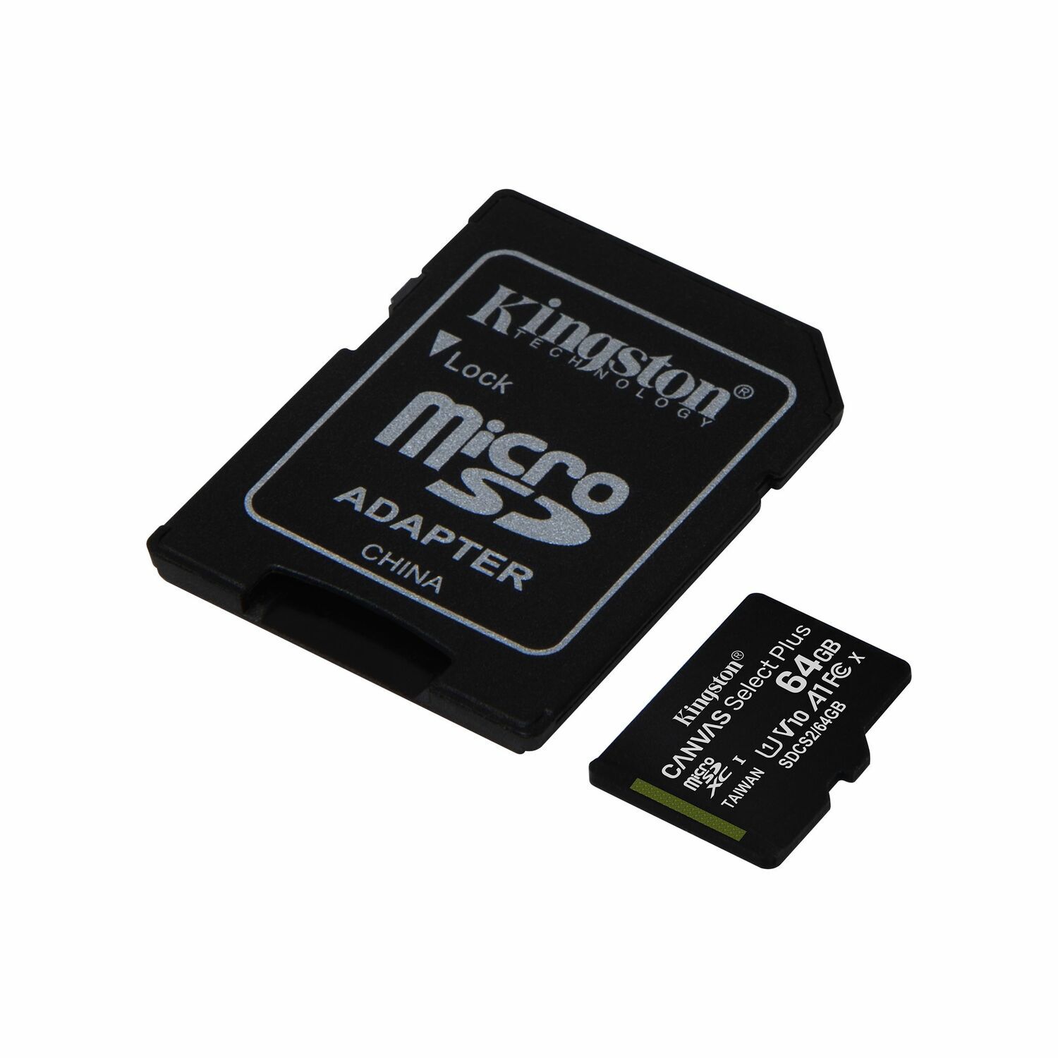 Карта памяти Kingston microSDXC Canvas Select Plus 64GB